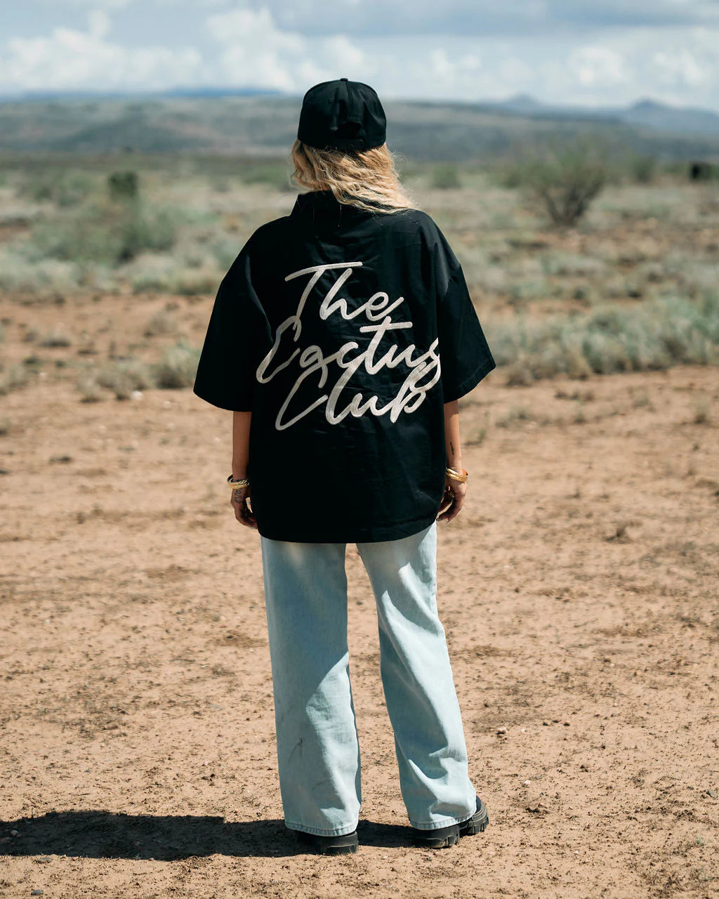 SICILY BUTTON UP - BLACK